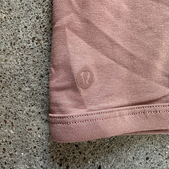 NWT Lululemon Ribbed Held Tight Tee Dusty Bronze Size 14 - Picture 6 of 10